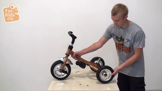 Видеоинструкция по сборке велосипеда Lexus Trike Original Next