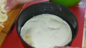 Сладкий заливной пирог "БАНАНОВЫЙ"