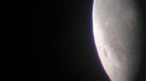 Движение Луны в реальном времени 300x (Телескоп+"мыльница") Real time moon movement