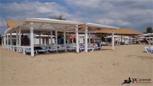 Пляжи Евпатории по ул Симферопольская  Видеообзор