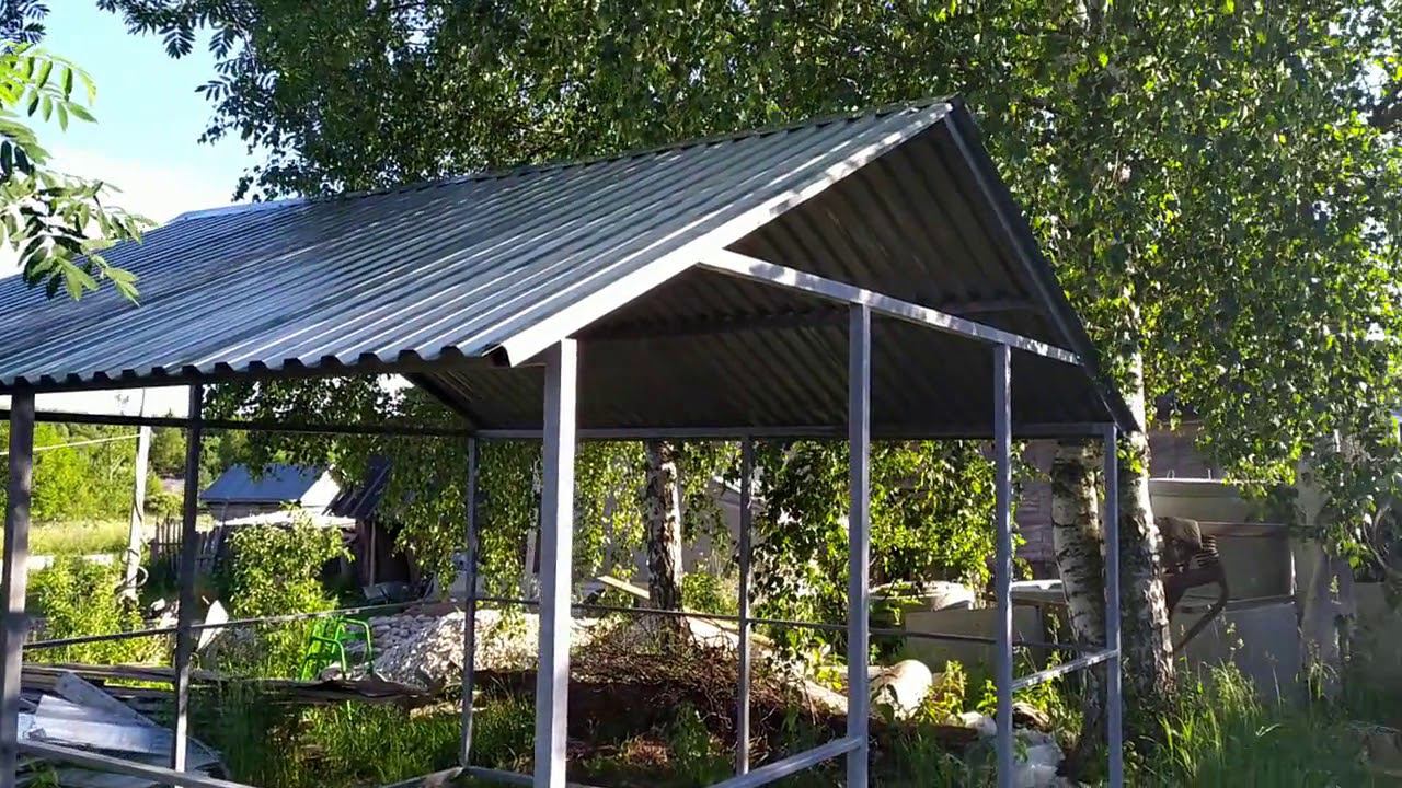 Беседка из профиля своими руками #3 смотреть онлайн