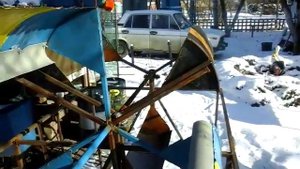 Ветрогенератор (ветровая турбина) 1000 Вт из бочек!