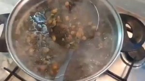 Армянский суп из сушёного конского щавеля (авелук)