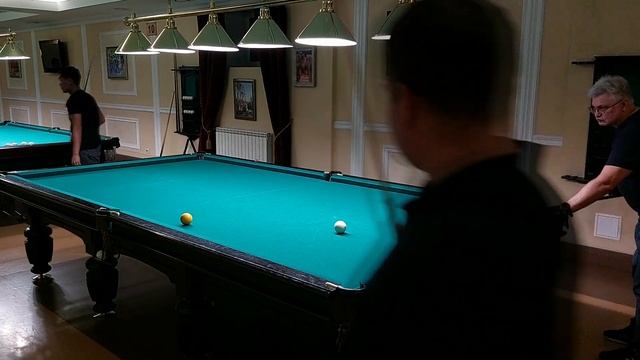 Омка - партия между Борисом и Артуром в русском бильярде смотреть онлайн