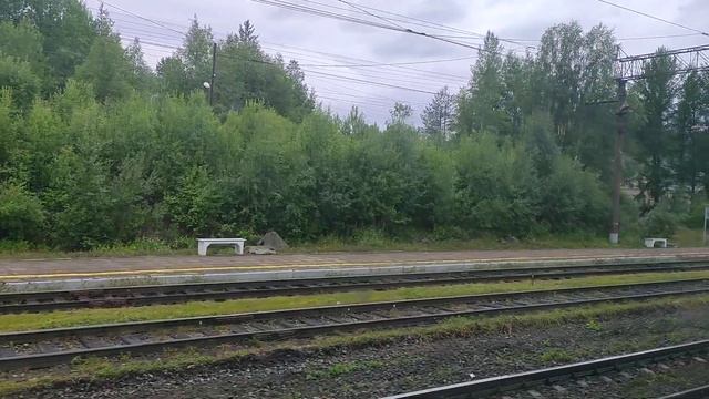 Прибываем на станцию Княжая!! Поезд №184, сообщением Севастополь-Мурманск,20.07.2023г.! смотреть онлайн