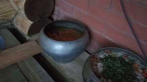 Русская печь, растопка, готовка.
