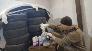 Полная покраска в "Раптор" за 4500.Проект 1100. Часть 3 #ваз2108