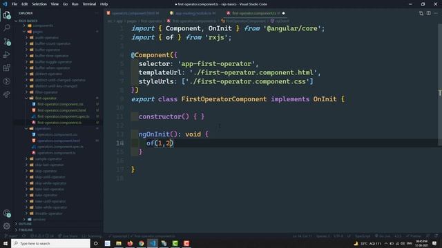 34. RxJS First Operator. Learn RxJS Filtering category First Operator - RxJS смотреть онлайн