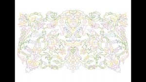 Этапы создания машинной вышивки   в картинках