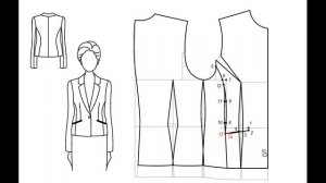 Идеальный крой. Урок 65. Моделирование жакета. Вариант 4.