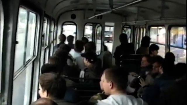 Поездка на троллейбусе ЗиУ-5Г по Садовому кольцу и выставка техники (12 Июня 2006 года) смотреть онлайн