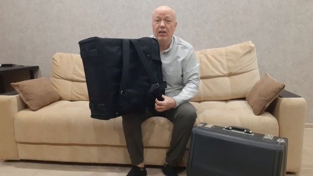 Кофр (чехол) для аккордеона или баяна. Выбор и обзор чехла. Жёсткий VS Мягкий. смотреть онлайн