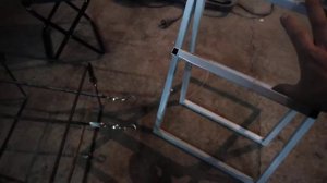 Походный стол с мангалом и стульями своими руками