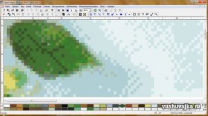 Удаление одиночных крестиков в программе Pattern Maker