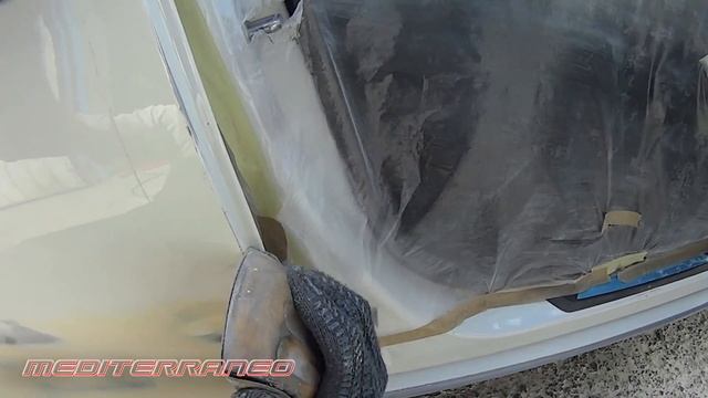 BMW Грунтование.Spray painting BMW