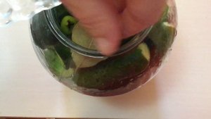 Хрустящие солёные огурчики под капроновой крышкой на зиму