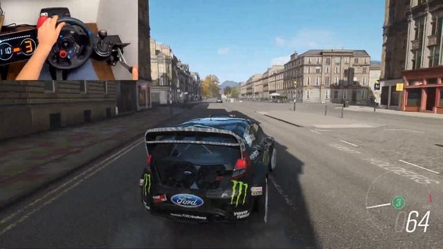 Forza Horizon 4 - Ken Block 8 Ford Fiesta ST RX43 Gameplay смотреть онлайн