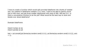 Pandas : Split dataframe into relatively even chunks according to length