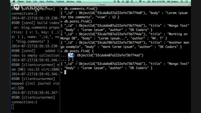 OK Coders: Intro to MongoDB