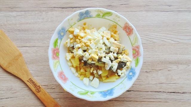 Салат с рыбой без майонеза