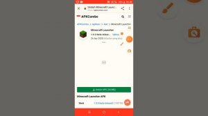 cara download Minecraft launcher di android/di hp