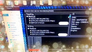 EDC16C39 ECU CLONING BY KTAG WITH THE HELP OF BDM FRAME