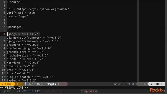 Advanced Web Development with Django: Pipenv the New PIP|packtpub.com