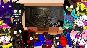 Фнаф 1 и 2 реагирует на Rag Days Animation   МОИ ПЕСТЮКИ MOV