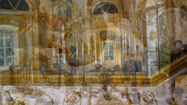 Интерьеры "Эрмитажа" Екатерининского Парка в городе Пушкине. смотреть онлайн