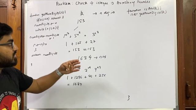 Java program to check if an integer is an Armstrong number or not смотреть онлайн