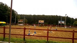 Кавалетти. Соревнования по конному спорту. Cavaletti. Competitions in equestrian sport.