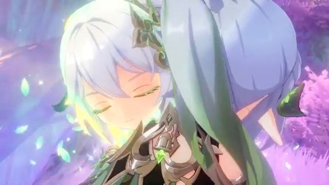 Нахида прощается с Рукквандеватой genshin impact