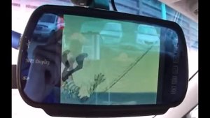 Камера заднего вида + зеркало-монитор 7' + Bluetooth + USB + SD