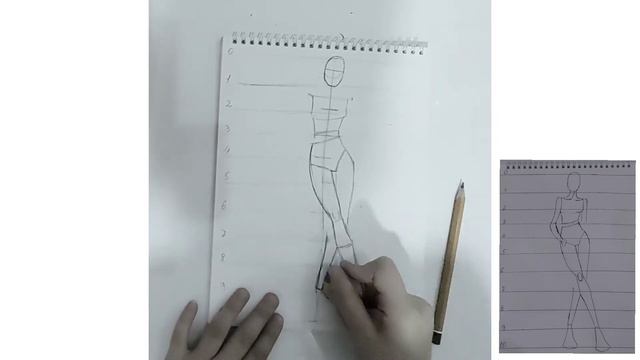 (LESSON 5)Fashion illustration FIGURE/(УРОК 5)Фэшн иллюстрация ФИГУРА