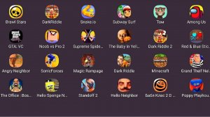 Dark Riddle,The Baby in Yellow,Sonic,Bubble Kvas,Red & Blue Stickman