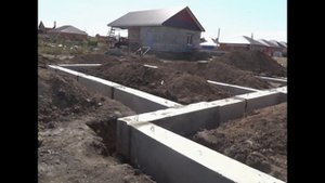 Устройство сборно монолитного ленточного фундамента