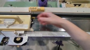 Вязальная машина Silver Reed sk 160 Набор петель, Slip, tuck