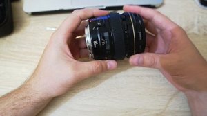 Разбор и чистка Canon 85 1.8