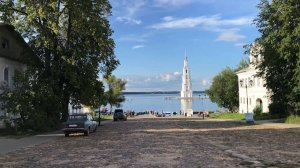 Калязин. Колокольня-маяк в Волге. Новая набережная. Обсерватория