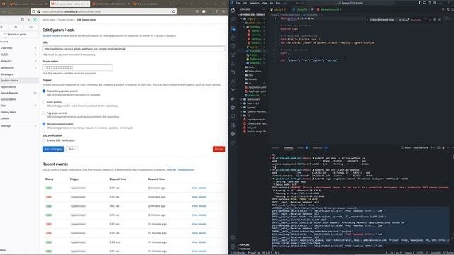 Gitlab WebHook