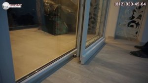 Раздвижные теплые пластиковые окна с фурнитурой Roto Patio.