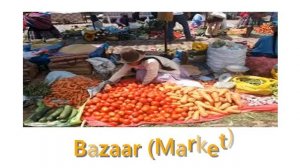 What is the meaning of Bazaar Market in a dream?