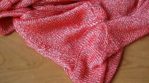 Машинное вязание летнего джемпера (Блузон) "Гранатовое настроение" часть 2 .  №22