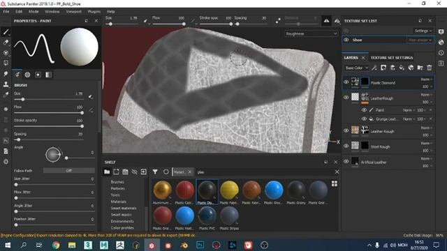 Гуталны текстур будах - Substance painter смотреть онлайн