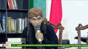 DISKUSI PROBLEMATIKA KEBANGSAAN SAMBUNG OYOT SAMBUNG ROSO JOGO NEGORO.