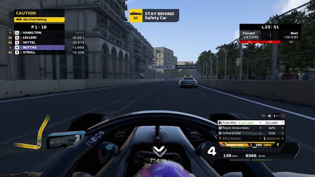 F1 2020 - Let's Make Hamilton 7x World Champion #8: 100% Race Baku
