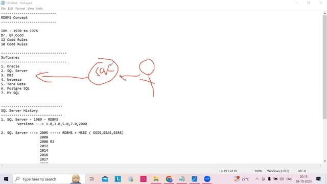 Class 2 | Learn SQL from Basic in Telugu | What RDBMS Concept can do ???
