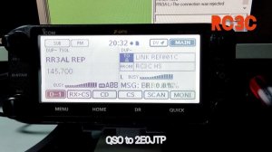 D-STAR QSO to 2E0JTP on REF001-C (01 Charlie)