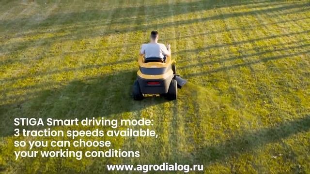 Аккумуляторные садовые райдеры Stiga Gyro
