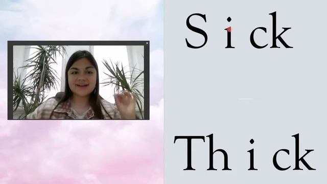 Sick vs Thick. Практический урок произношения на английском. Английский для начинающих с нуля.